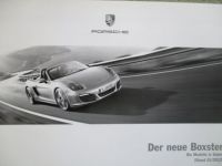 Porsche Boxster (981) +S Preisliste Januar 2012