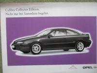 Opel Calibra A Collector Edition Prospektblatt 1997