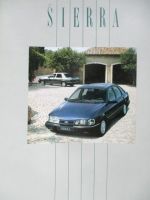 Ford Sierra Prospekt Dezember 1989