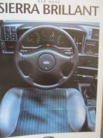 Ford Sierra Brillant Prospekt Juni 1992