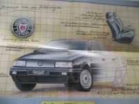 VW Passat GT Edition One Prospekt Poster September 1991