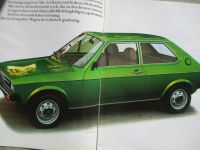 Audi 50 LS GLS Prospekt August 1977+Preisliste