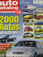 auto katalog Modelljahr 2001