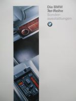 BMW 728i 730i 740i +750i +L Versionen E38 Sonderausstattungen 9/1995