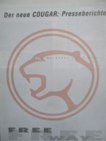 Ford Cougar Presseberichte