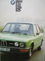 BMW 520 520i 525 E12 September 1973