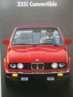 BMW 325i Convertible E30 September 1989