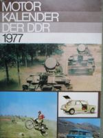 Motor Kalender der DDR 1977