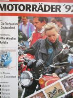 Motorräder Katalog 1992