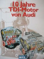 MTZ 10 Jahre TDI Motor von Audi Sonderheft