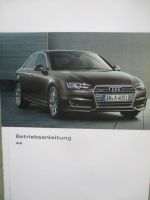 Audi A4 Limousine +Avant (8W) Bordbuch Mai 2016