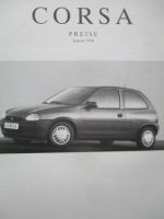 Opel Corsa B Januar 1994
