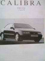 Opel Calibra August 1994