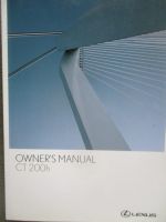Lexus CT200h Navigation System Owners Manual Englisch