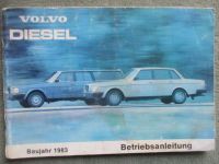 Volvo 240 +Kombi Diesel Anleitung 1983
