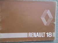 Renault 18 +TL GTL TS GTS TS+automatic 1980
