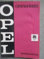 Opel Commodore A April 1968 Bordbuch Deutsch