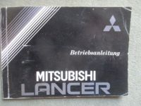 Mitsubishi Lancer CV12-C37V 1987 Bordbuch Deutsch