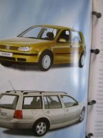 VW Golf IV +Bora Bordbuchmappe +Variant August 2000