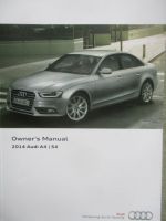 Audi A4 +S4 +allroad Owners Manual USA November 2013