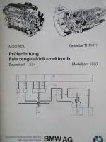 BMW 5er Reihe E34 Motor M50 Getriebe THM-R1 Modelljahr 1990