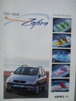 Opel Zafira A Produktinformation Januar 1999