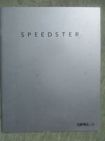 Opel Speedster Prospekt Oktober 2001