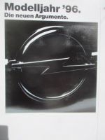 Opel Modelljahr 1996 Produktinformation