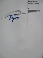 Opel Tigra A ein comutergestütztes Lernprogramm auf Diskette November 1994
