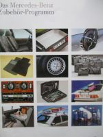 Mercedes Benz Zubehör-Programm August 1991