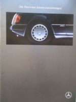 Mercedes Benz Personenwagen Sonderausstattungen Dezember 1990