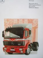 Mercedes Benz Sattelzugmaschinen der neuen Schweren Klasse Februar 1991