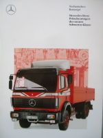 Mercedes Benz Pritschenwagen der neuen Schweren Klasse Juni 1990