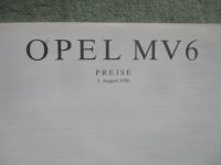 Opel MV6 August 1996