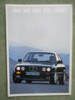BMW 316i 318i 320i 325i 325iX E30 Französisch März 1989