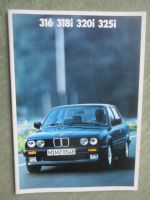 BMW 316 318i 320i 325i März 1988 Französisch