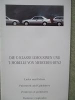 Mercedes Benz C-Klasse Limousine & T-Modell W202 Lacke & Polster 2.1996