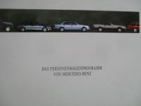 Mercedes Benz Personenwagen Programm Mai 1995