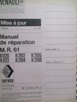 Renault Manuel de réparation Juin 1967