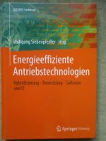 Springer Vieweg Wolfgang Siebenpfeiffer Energieeffiziente Antriebstechnologien