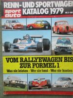 sport auto Renn- und Sportwagen Katalog 1979