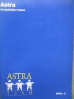 Opel Vectra B Produktinformation Juli 1991