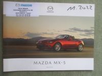 Mazda MX-5 (ND) Roadster +RF Preisliste Januar 2022