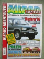 Allrad Abenteuer April 1996