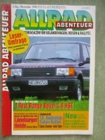 Allrad Abenteuer November 1994