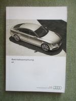 Audi A7 (4G) Betriebsanleitung November 2016