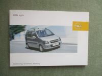 Opel Agila A Bordbuch August 2004