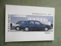 Volvo 440 460 Betriebsanleitung 1992