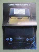 BMW 520i E28 La fine fleur Französisch September 1986