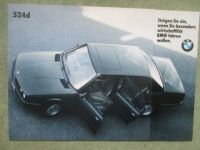 BMW 524d E28 Prospekt Vorstellung